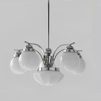 WOMO Coloured Glass Globe Arm Chandelier-WM2785
