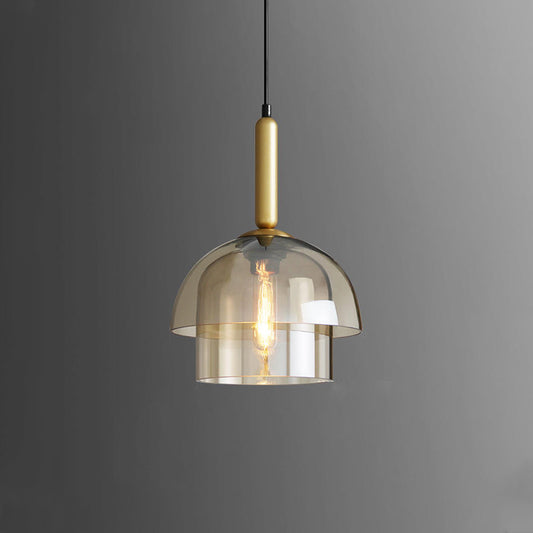 WOMO Glass Bell Pendant Light-WM2789