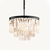 WOMO Tiered Crystal Prism Chandelier-WM2790