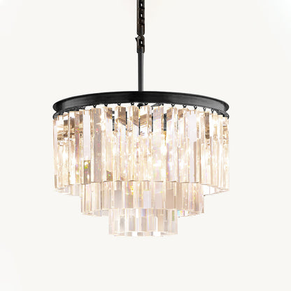 WOMO Tiered Crystal Prism Chandelier-WM2790