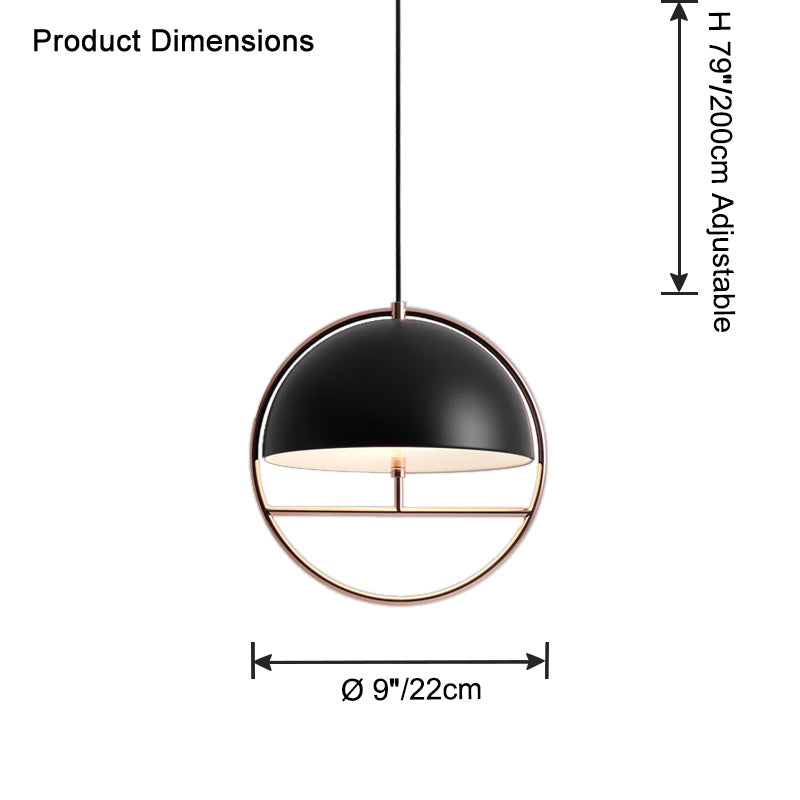 WOMO Dome Matel Pendant Light-WM2793