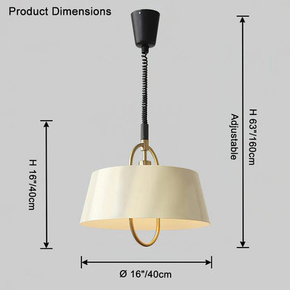 WOMO Modern Colored Pull Chain Pendant Light-WM2794