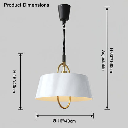 WOMO Modern Colored Pull Chain Pendant Light-WM2794