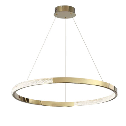 WOMO Gold Ring Led Chandelier-WM2795