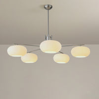 WOMO Frosted Glass Arm Chandelier-WM2797