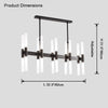 WOMO Candle Linear Chandelier-WM2805 thumbnail