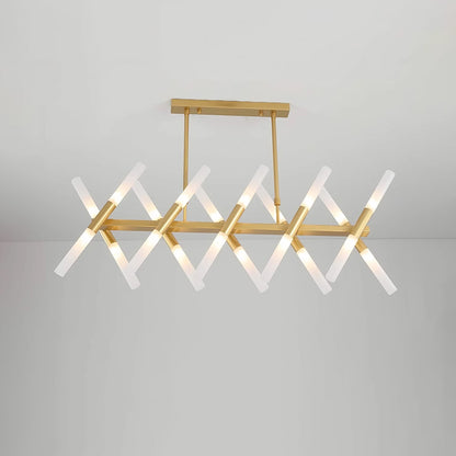 WOMO Candle Linear Chandelier-WM2805