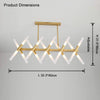 WOMO Candle Linear Chandelier-WM2805 thumbnail