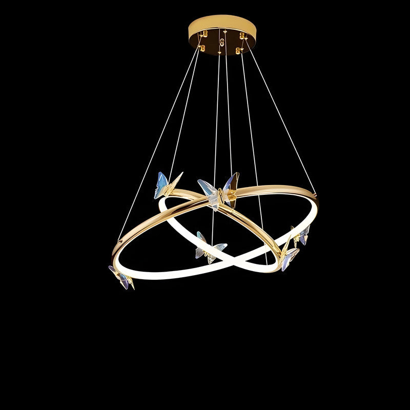 WOMO Butterfly Circular Led Chandelier-WM2802