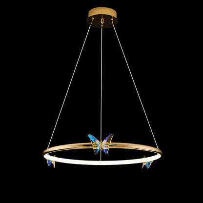 WOMO Butterfly Circular Led Chandelier-WM2802