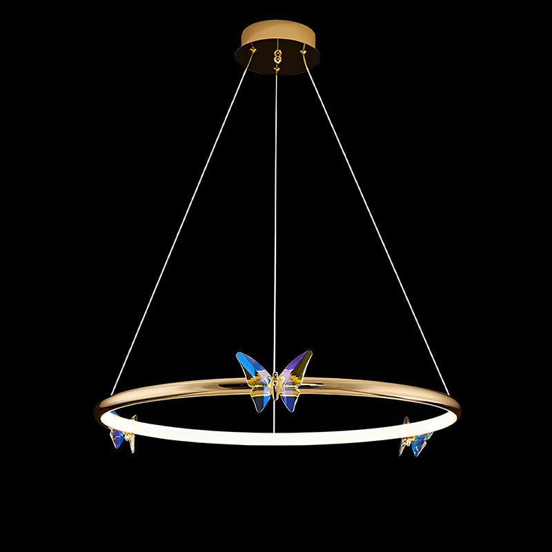 WOMO Butterfly Circular Led Chandelier-WM2802