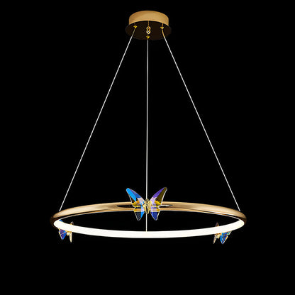 WOMO Butterfly Circular Led Chandelier-WM2802