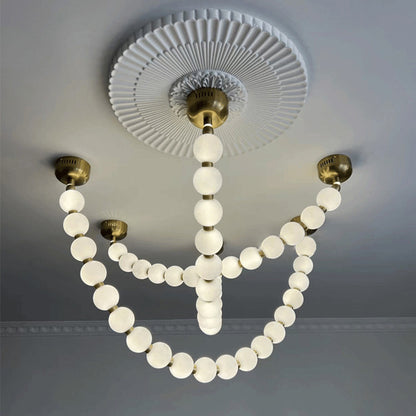 WOMO X-Pearl Necklace Chandelier-WM2799