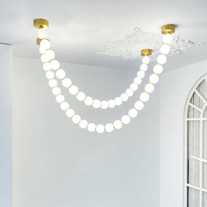 WOMO X-Pearl Necklace Chandelier-WM2799