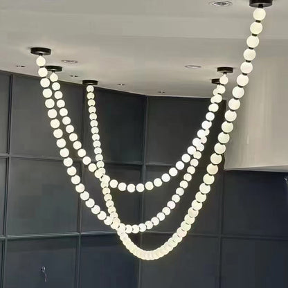 WOMO X-Pearl Necklace Chandelier-WM2799