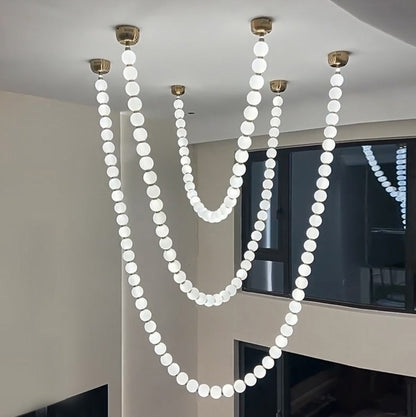 WOMO X-Pearl Necklace Chandelier-WM2799