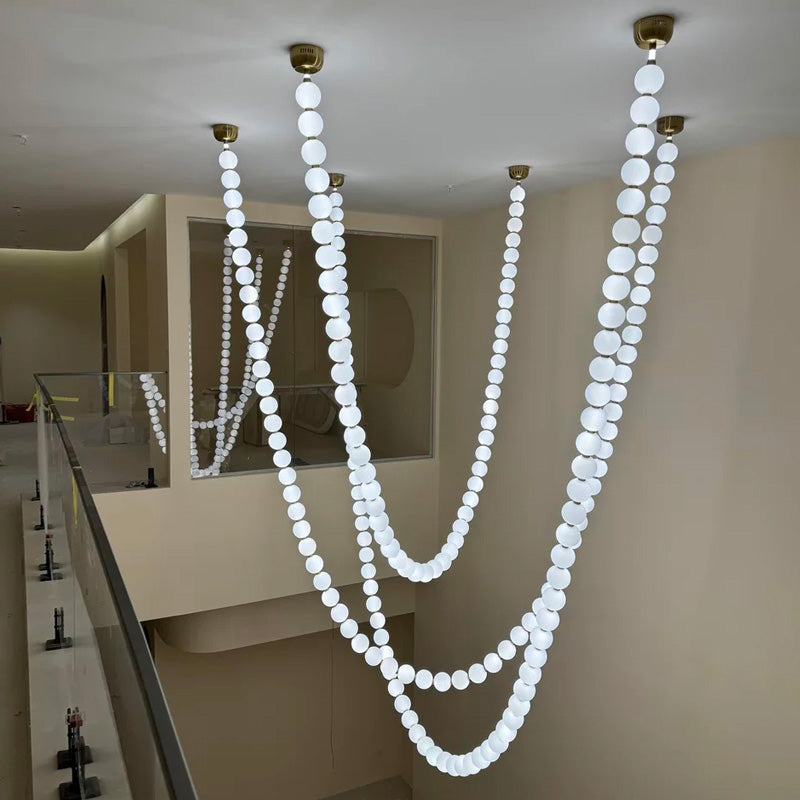 WOMO X-Pearl Necklace Chandelier-WM2799