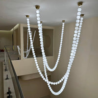 WOMO X-Pearl Necklace Chandelier-WM2799