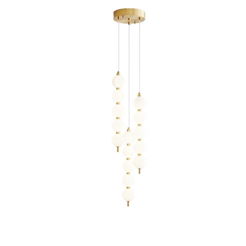 WOMO Long Pearl Chandelier-WM2807