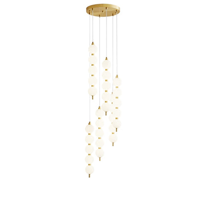 WOMO Long Pearl Chandelier-WM2807