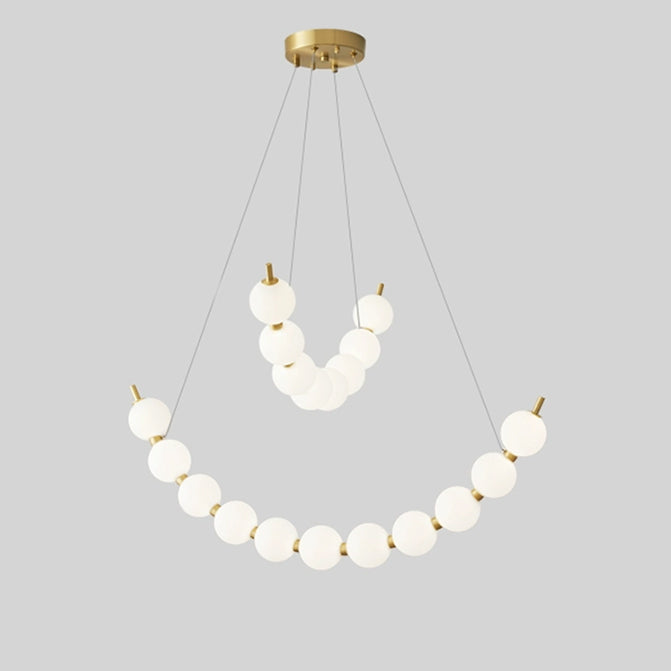 WOMO Pearl Arc Chandeliere-WM2808