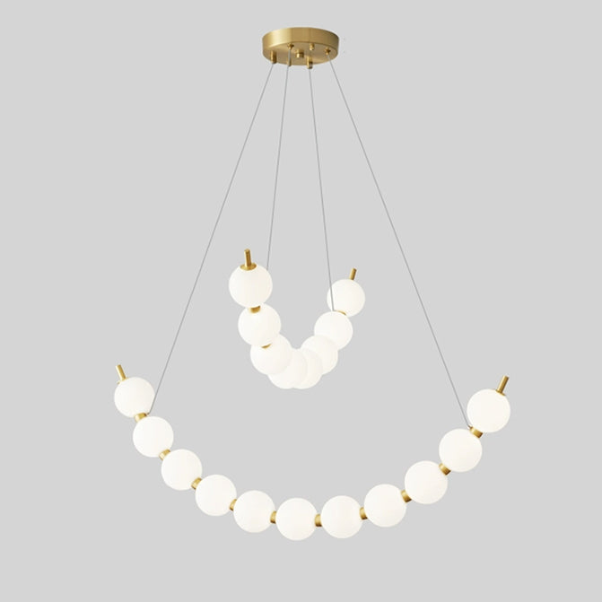 WOMO Pearl Arc Chandeliere-WM2808