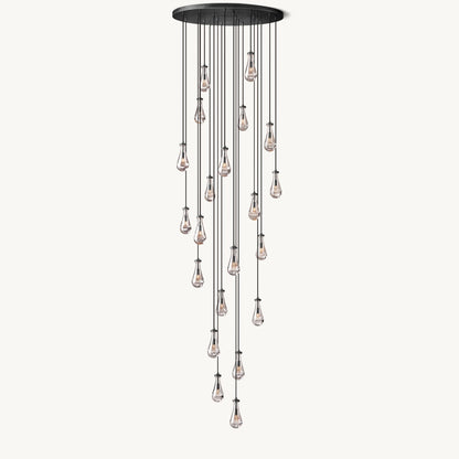 WOMO Raindrop Glass Chandelier-WM2809