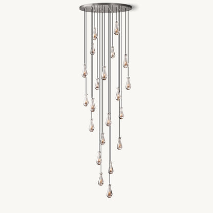 WOMO Raindrop Glass Chandelier-WM2809