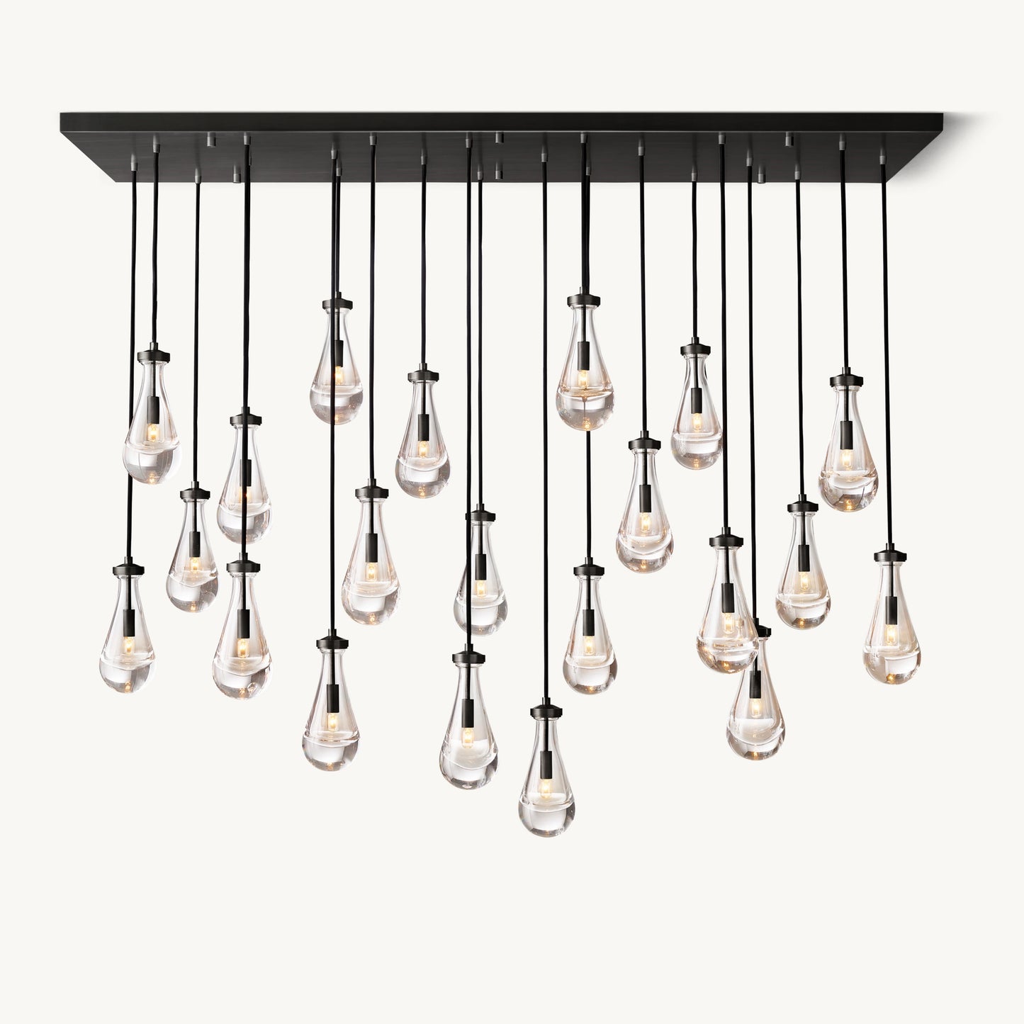 WOMO Raindrop Glass Chandelier-WM2810