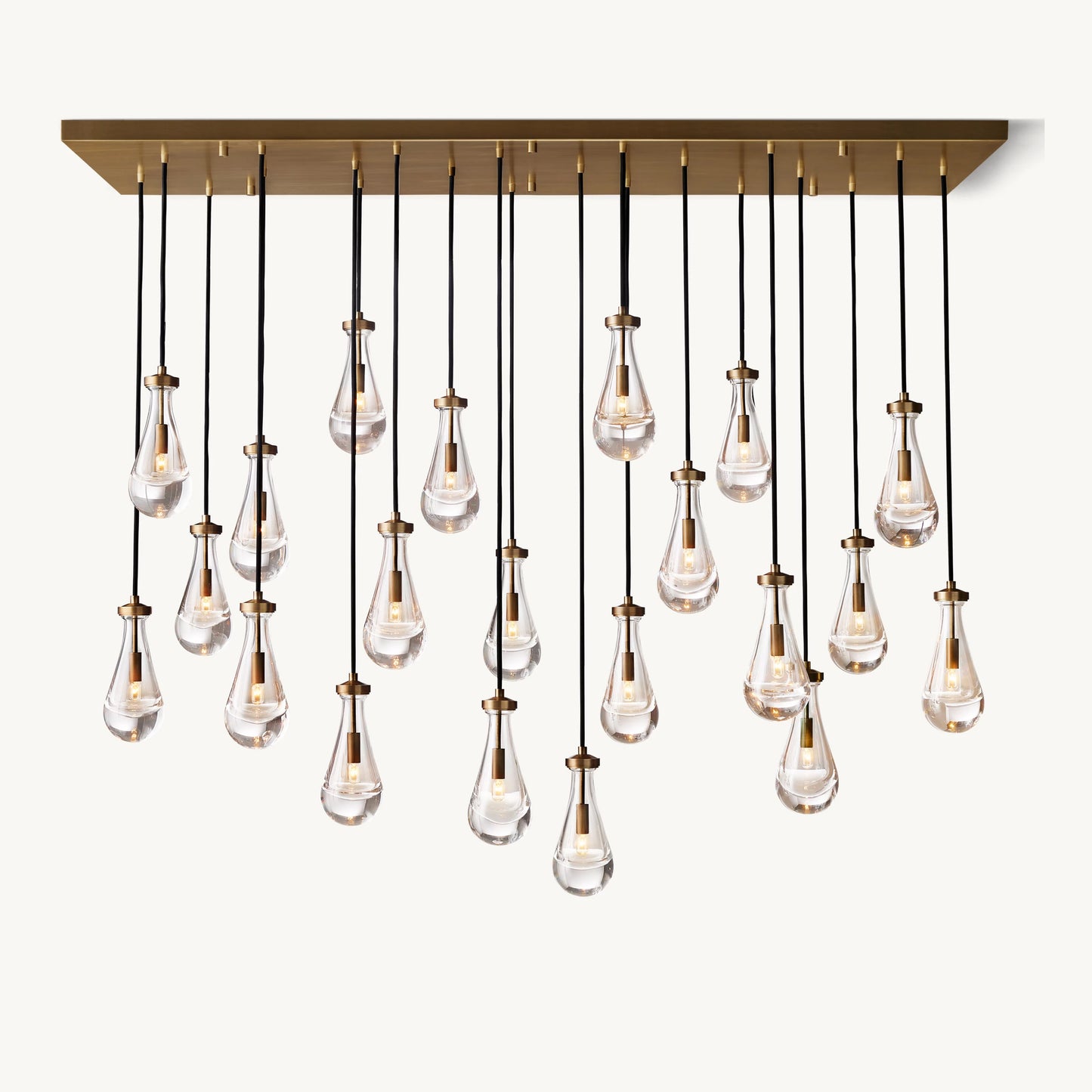 WOMO Raindrop Glass Chandelier-WM2810