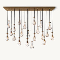 WOMO Raindrop Glass Chandelier-WM2810