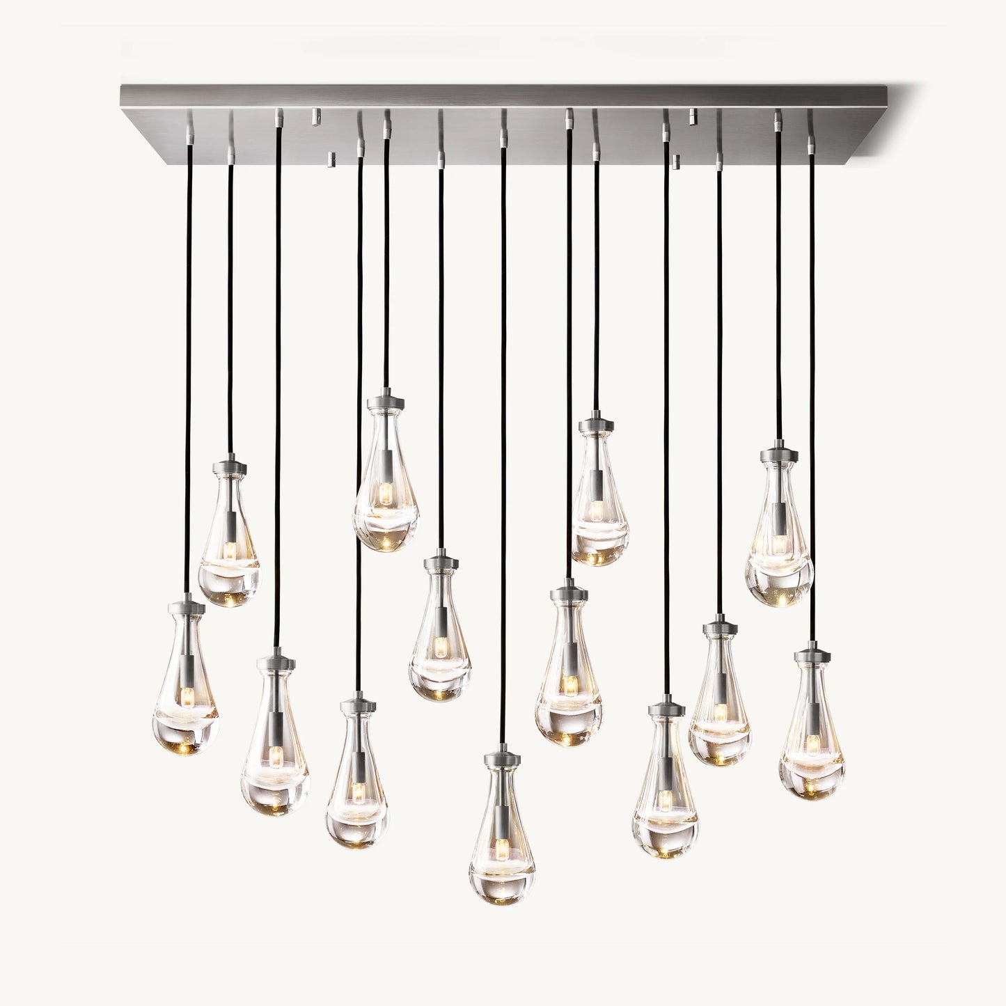 WOMO Raindrop Glass Chandelier-WM2810