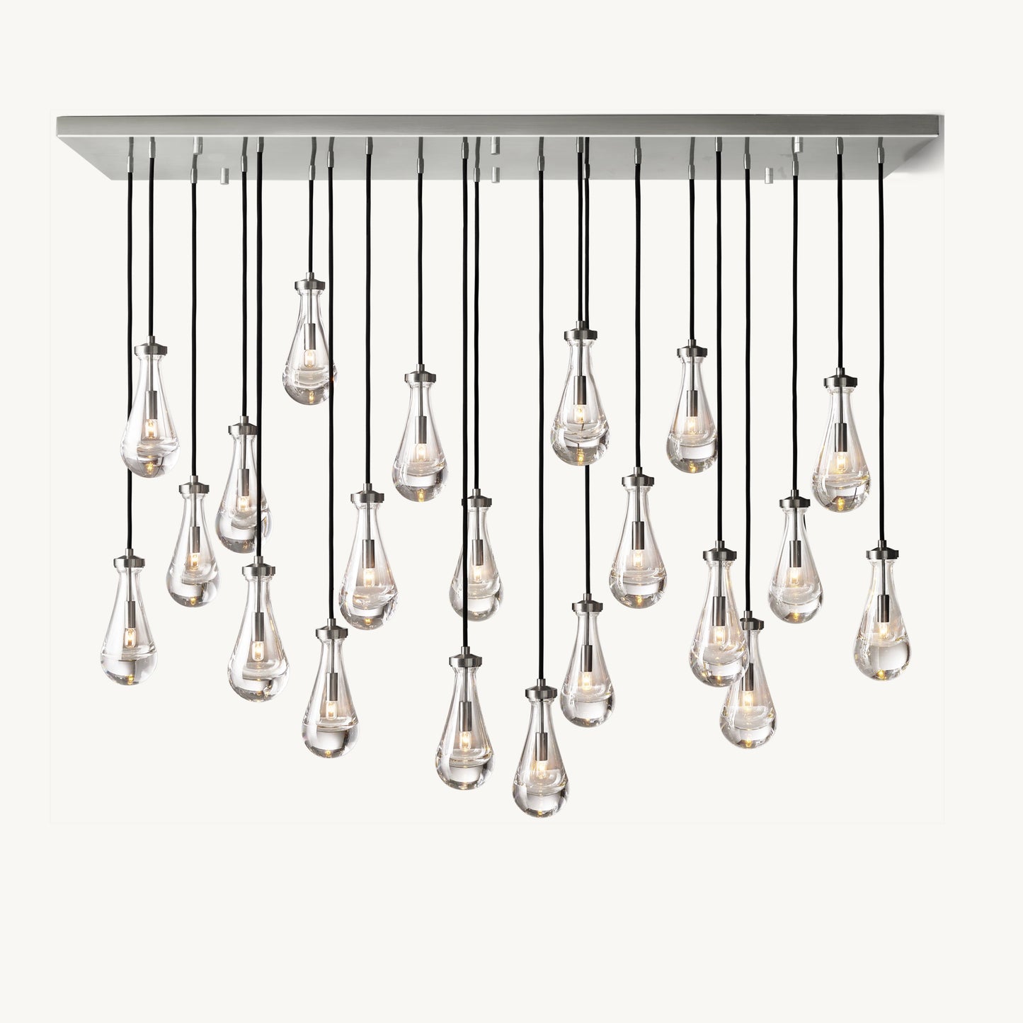 WOMO Raindrop Glass Chandelier-WM2810