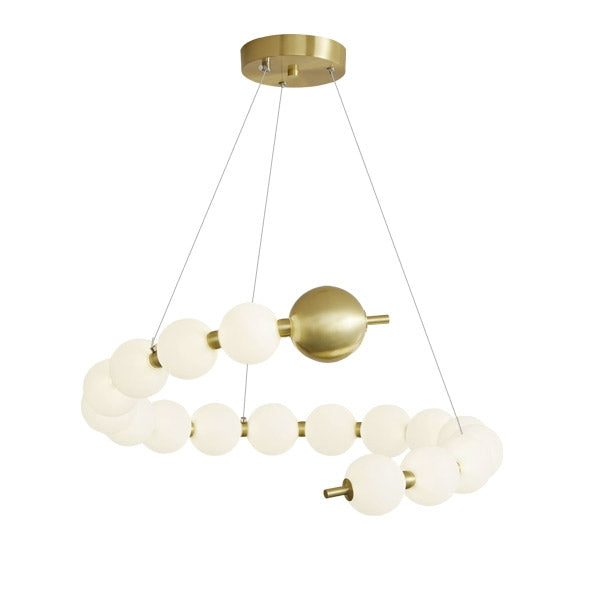 WOMO Spiral Pearl Chandelier-WM2812