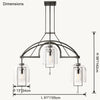 WOMO Bell Glass Chandelier-WM2814 thumbnail