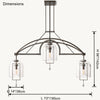 WOMO Bell Glass Chandelier-WM2814 thumbnail