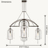 WOMO Bell Glass Chandelier-WM2813 thumbnail