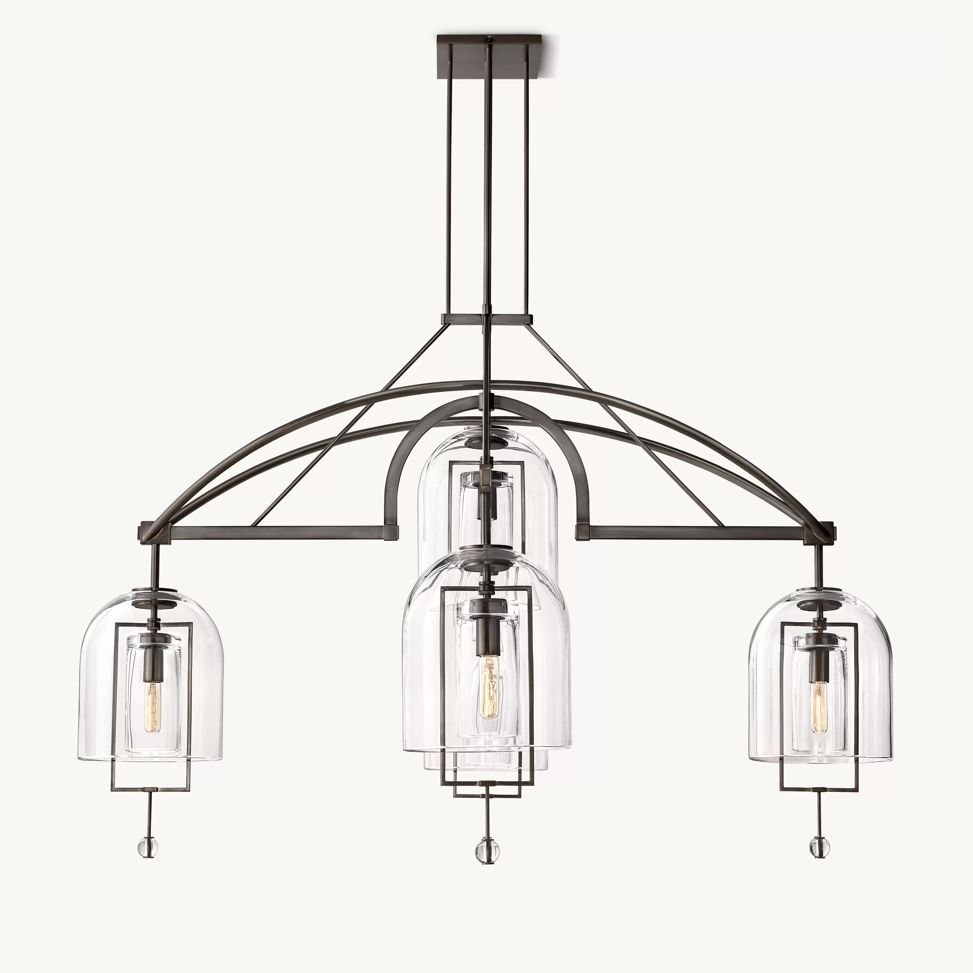 WOMO Bell Glass Chandelier-WM2813