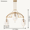 WOMO Bell Glass Chandelier-WM2814 thumbnail
