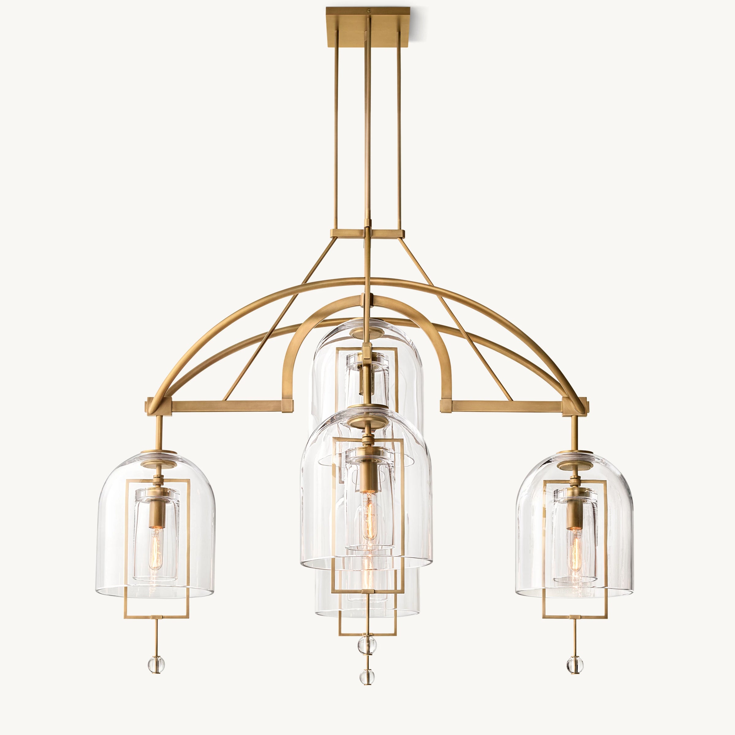 WOMO Bell Glass Chandelier-WM2813