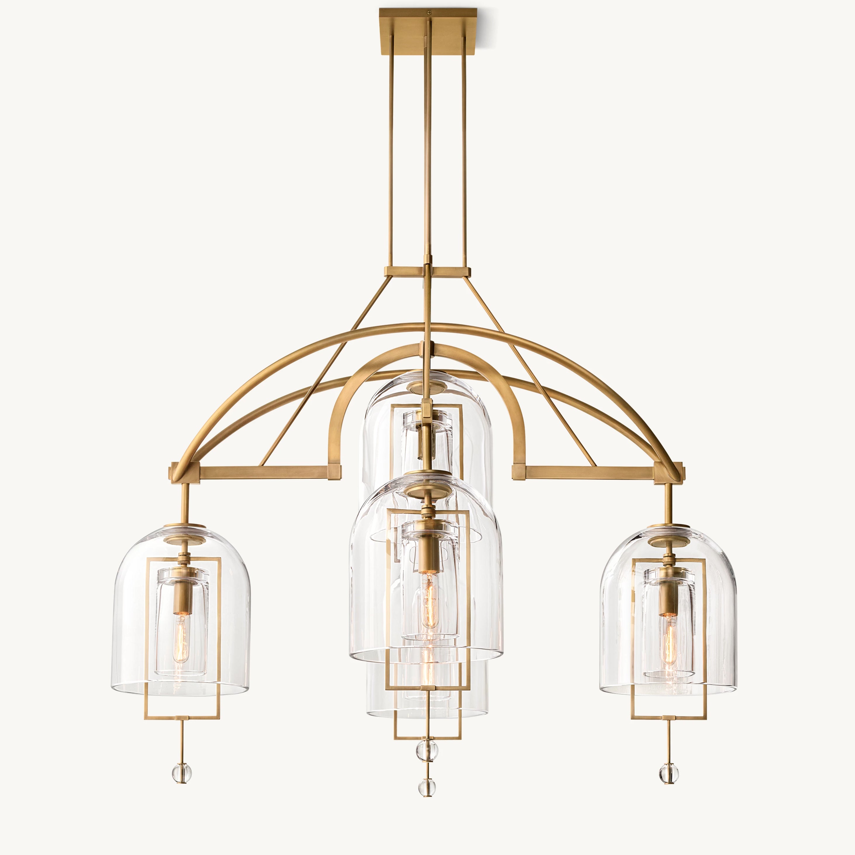WOMO Bell Glass Chandelier-WM2813