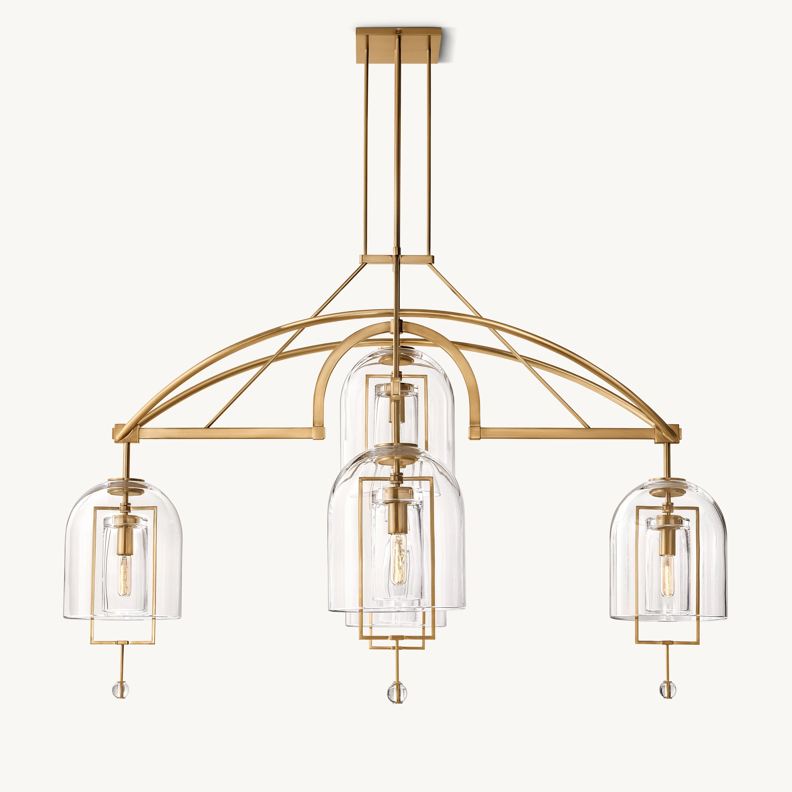 WOMO Bell Glass Chandelier-WM2813