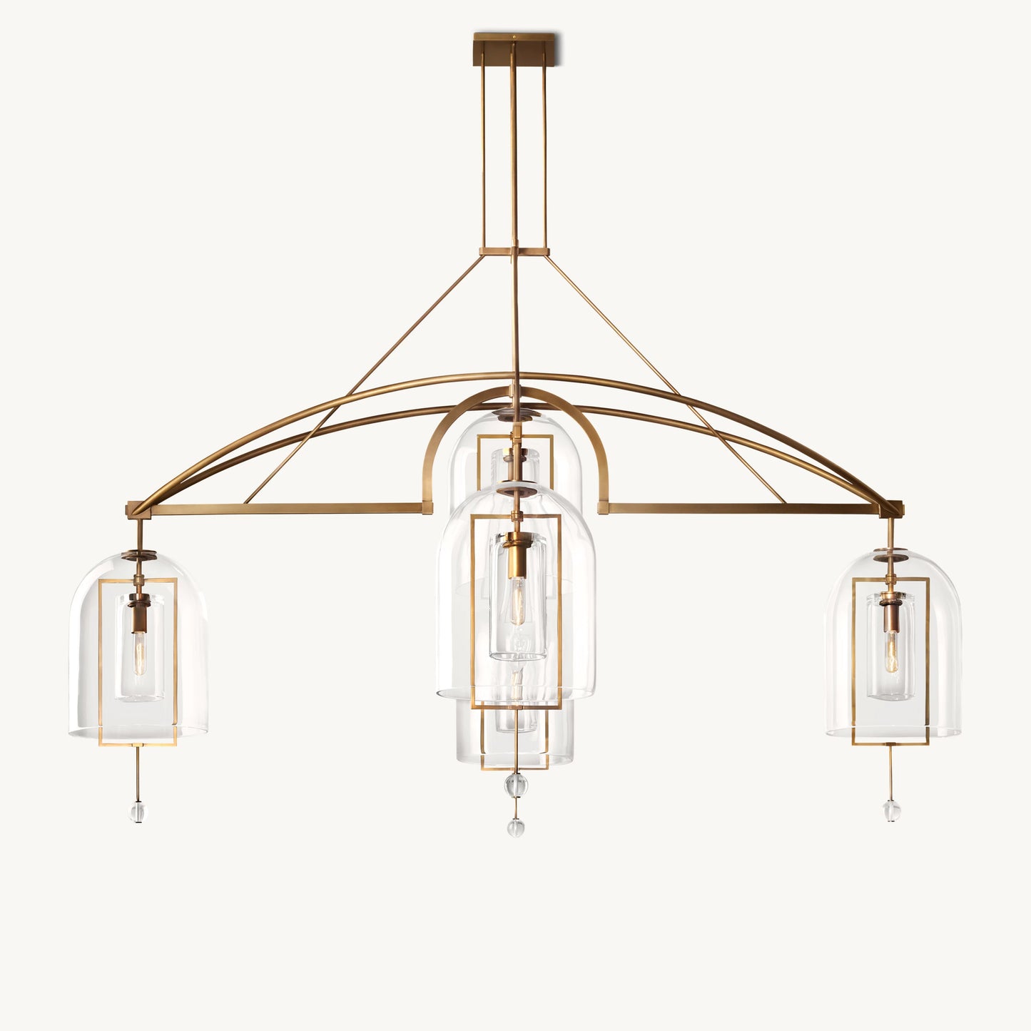 WOMO Bell Glass Chandelier-WM2813