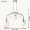 WOMO Bell Glass Chandelier-WM2814 thumbnail