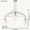 WOMO Bell Glass Chandelier-WM2814 thumbnail