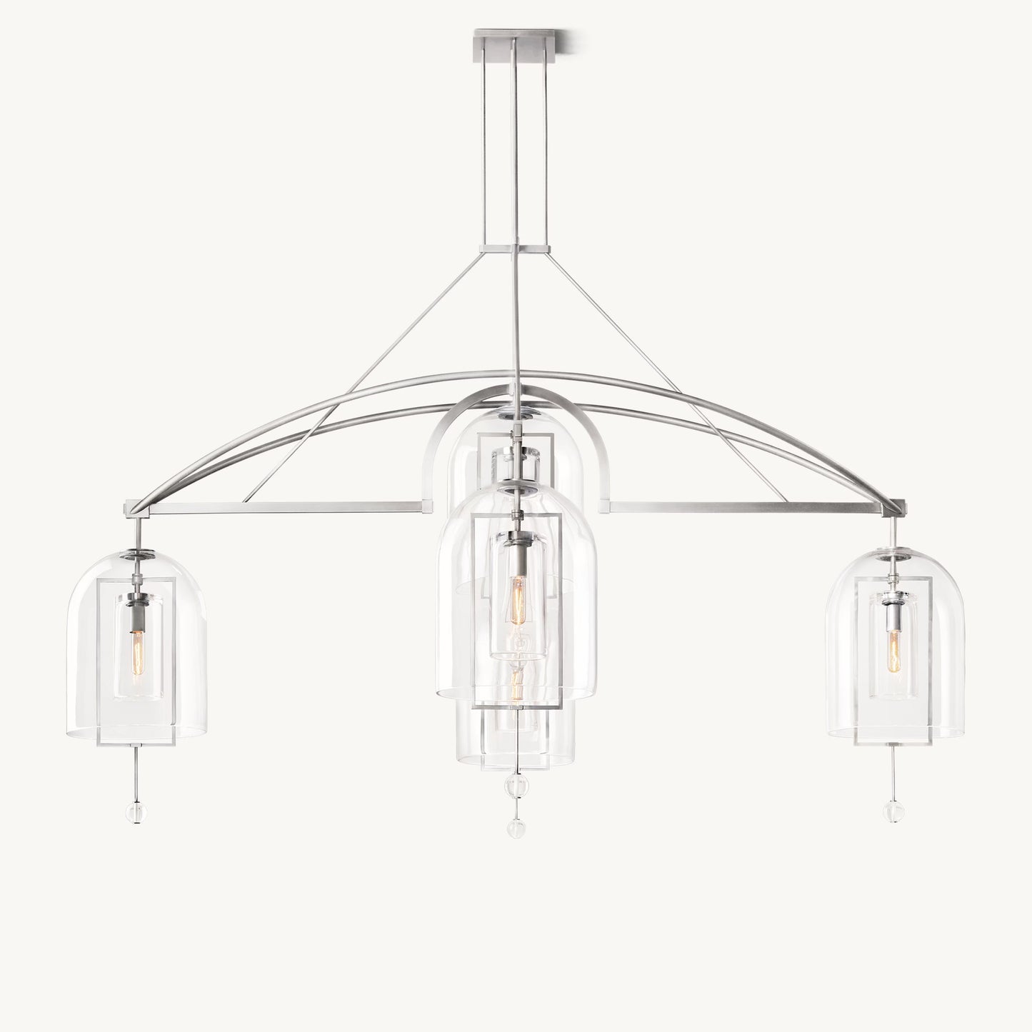 WOMO Bell Glass Chandelier-WM2813