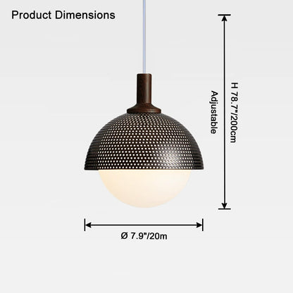 WOMO Globe Glass Pendant Light-WM2831