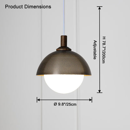 WOMO Globe Glass Pendant Light-WM2831