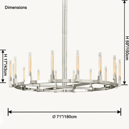 WOMO Candle Round Chandelier-WM2815