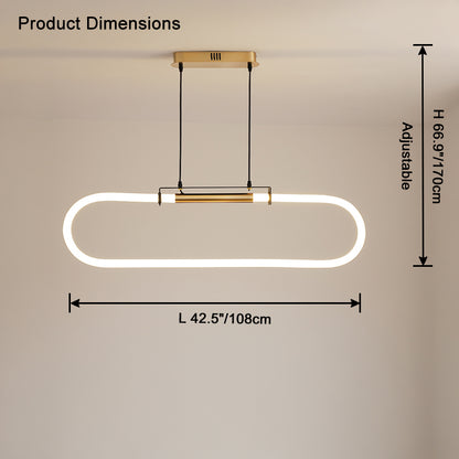 WOMO Oval Led Chandelier-WM2821